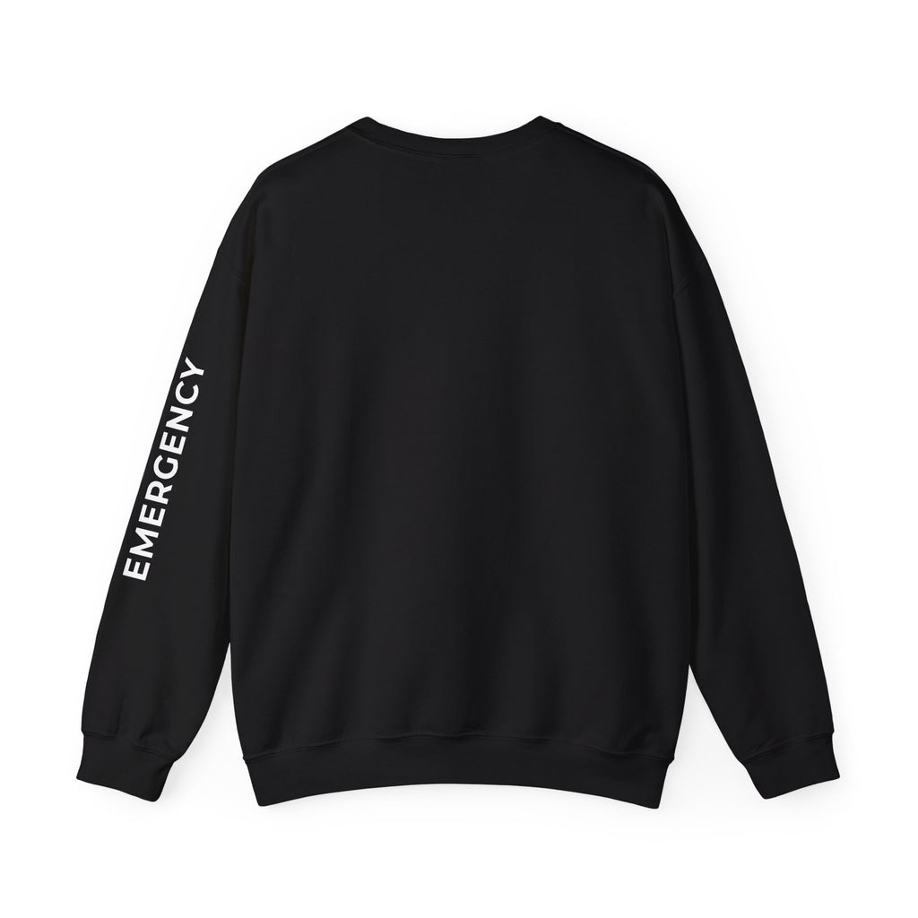 Pediatric Emergency Superhero Crewneck Sweatshirt - Chest & Sleeve