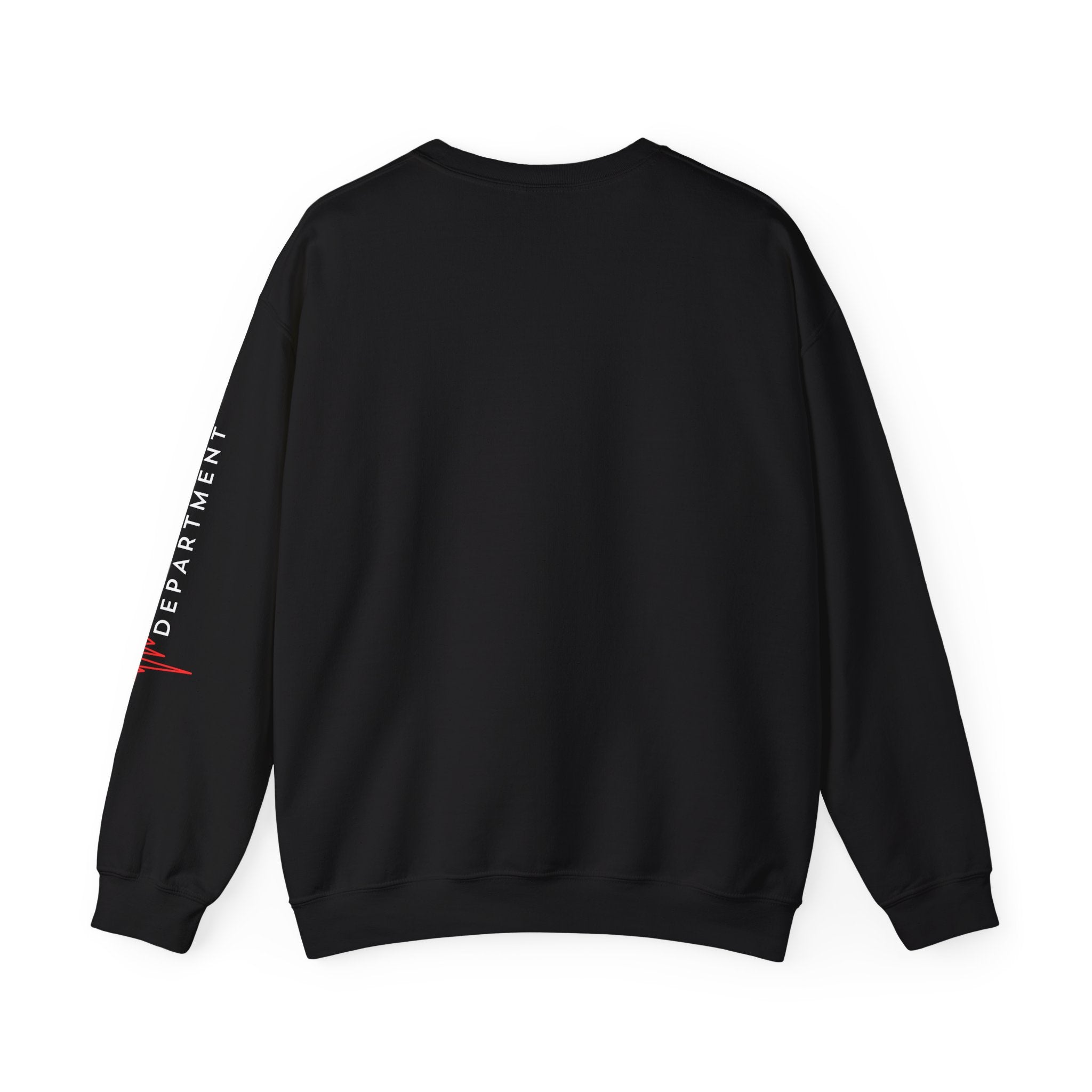 Emergency Department ECG Crewneck Sweatshirt - Chest & Sleeve