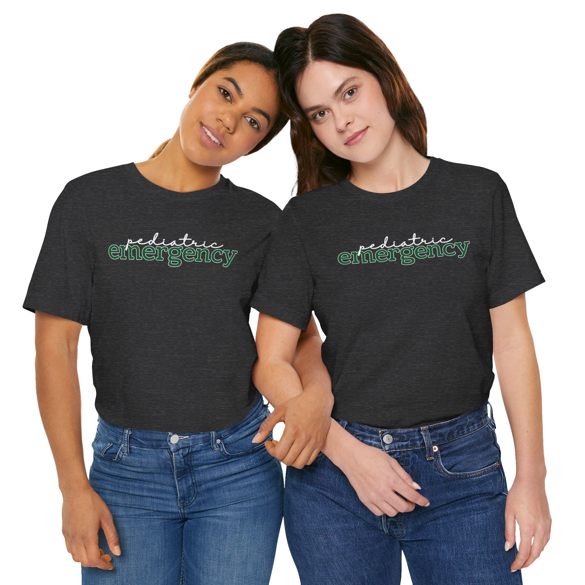 Pediatric Emergency Cursive+Typed T-shirt
