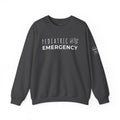 Pediatric Emergency Superhero Crewneck Sweatshirt – Front + Back & Personalized Sleeve