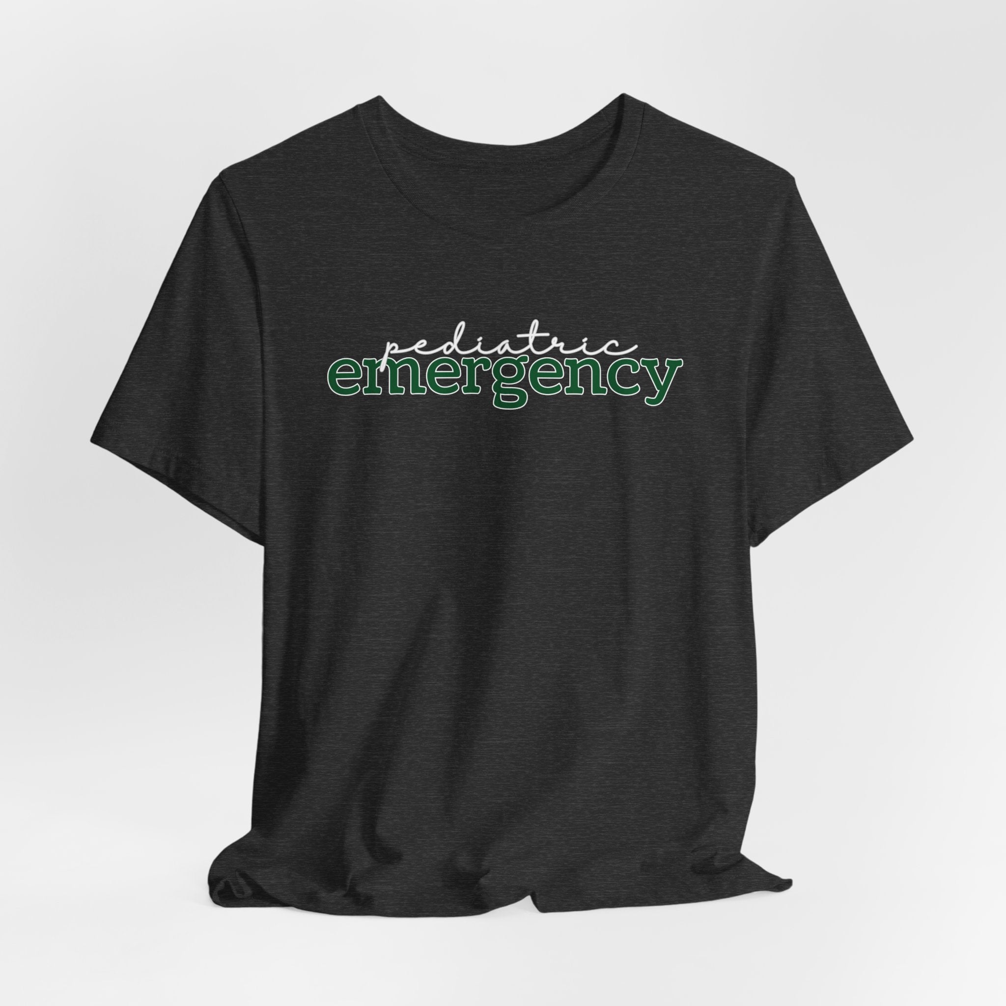 Pediatric Emergency Cursive+Typed T-shirt